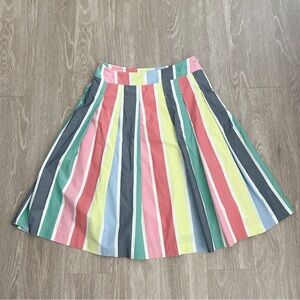Boden Colorful Striped Skirt